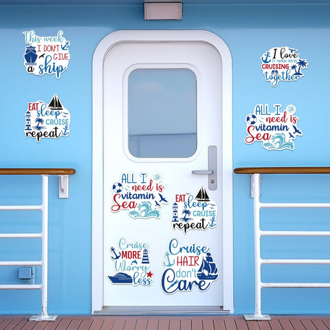 TREACLUB diseños tematicos crucero, imanes llamativos para decorar con humor.