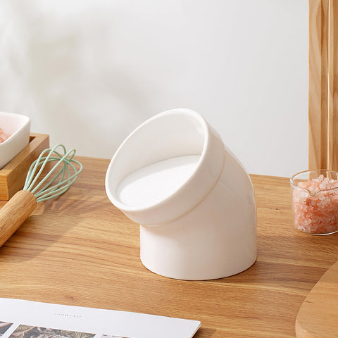 TreaHome salero cerámico ideal para encimera, regalo elegante para cocineros.
