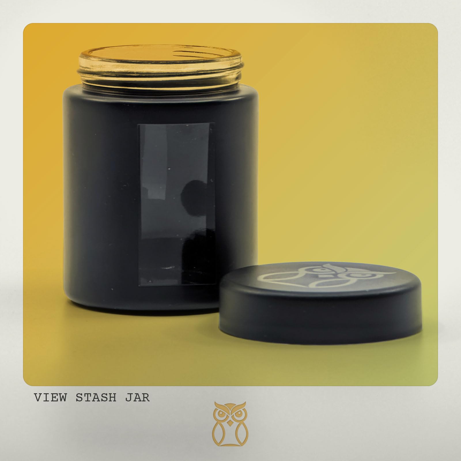 Treehouse Stash Jar cristal con protección ultravioleta para mantener aromas