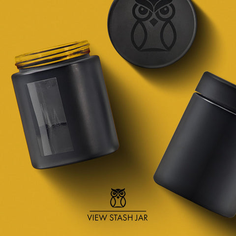 Treehouse Stash Jar con tapa hermética y junta para conservar aromas