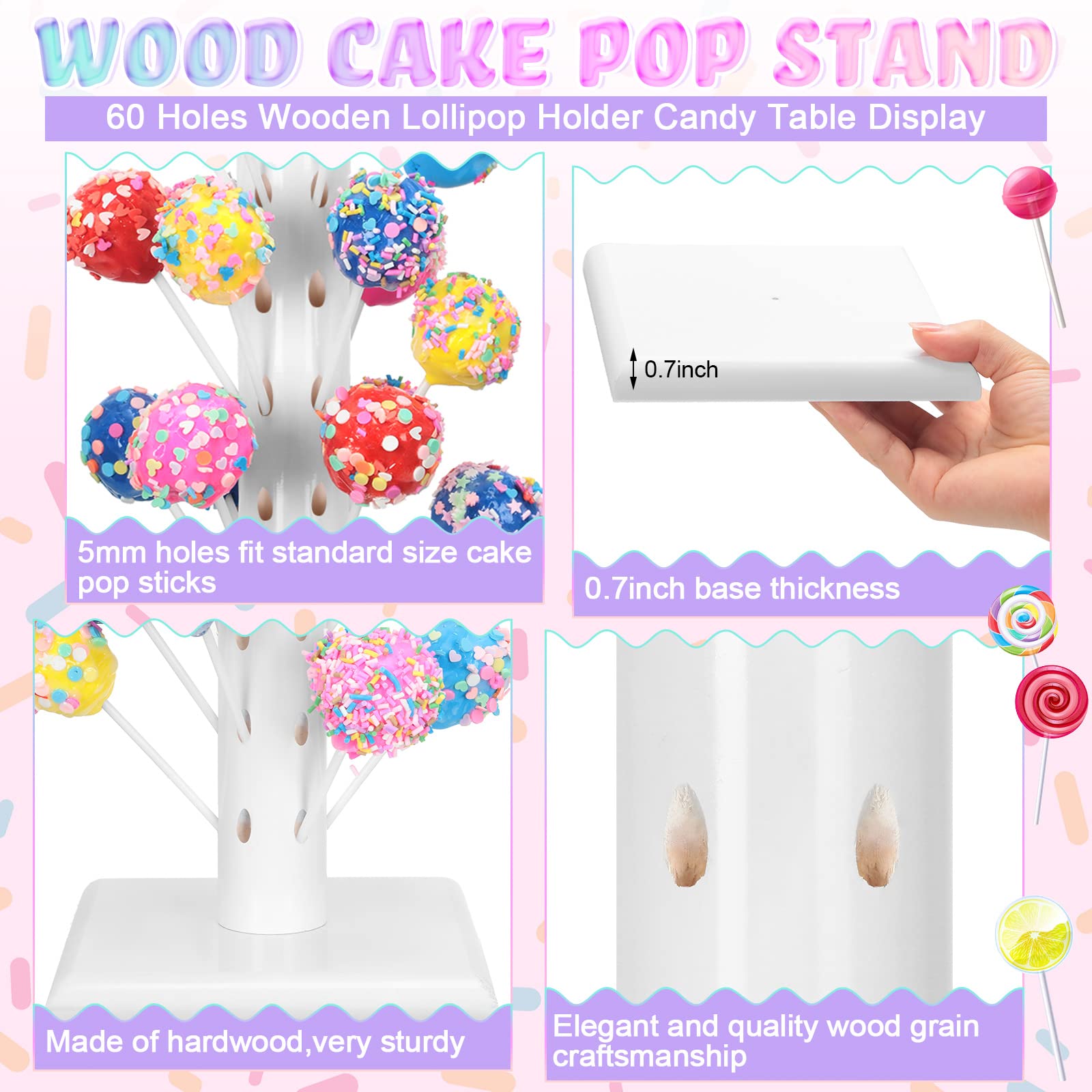 Treela diseño único de stand para postres