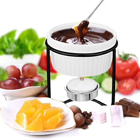 Treela soportes metálicos para calentadores, diseño estable para fondue