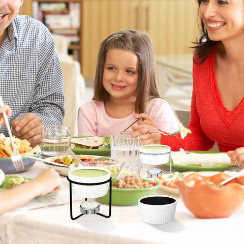 Treela uso fondue mariscos en casa, opción práctica para reuniones
