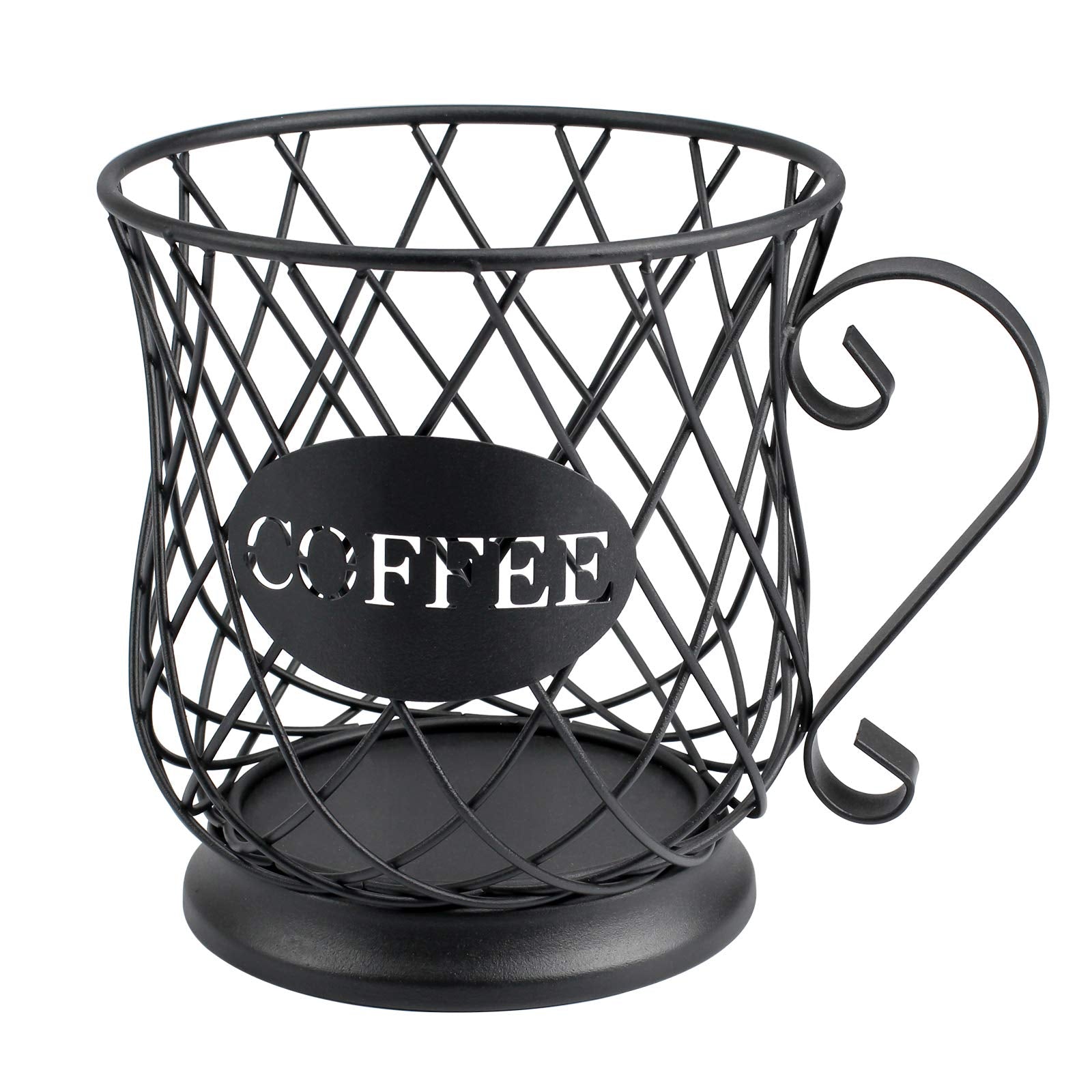TreeLen K-Cup: vista frontal del soporte para 35 cápsulas, acceso rápido