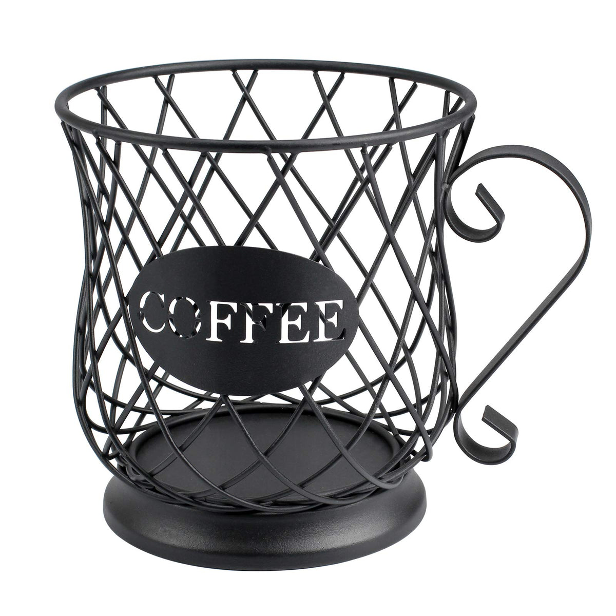 TreeLen K-Cup: vista frontal del soporte para 35 cápsulas, acceso rápido