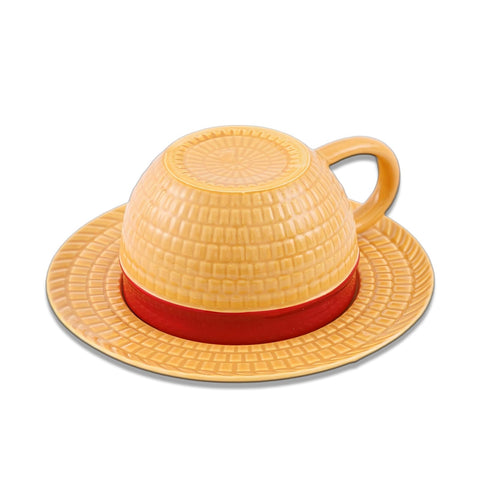Tregoer taza novedad cerámica con platillo, ideal para café diario y regalo temático.