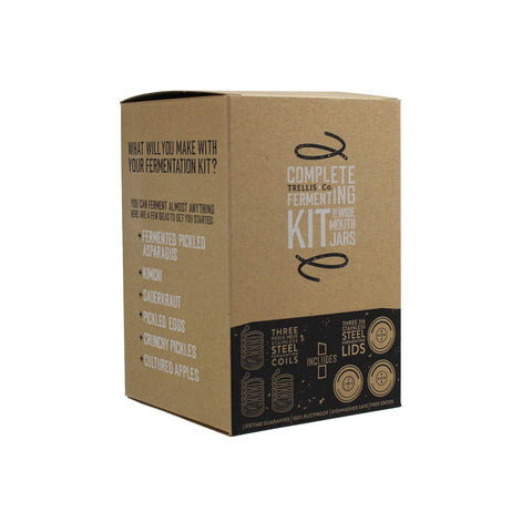 Trellis + Co. pesas helicoidales para fermentaciones seguras.