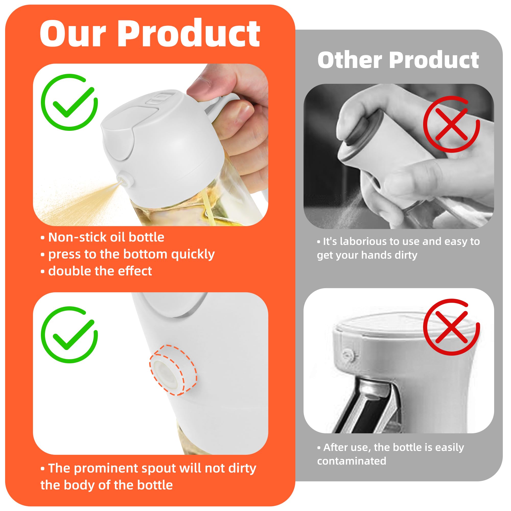 TrendPlain diseño ergonómico para manejo cómodo y limpieza sencilla.
