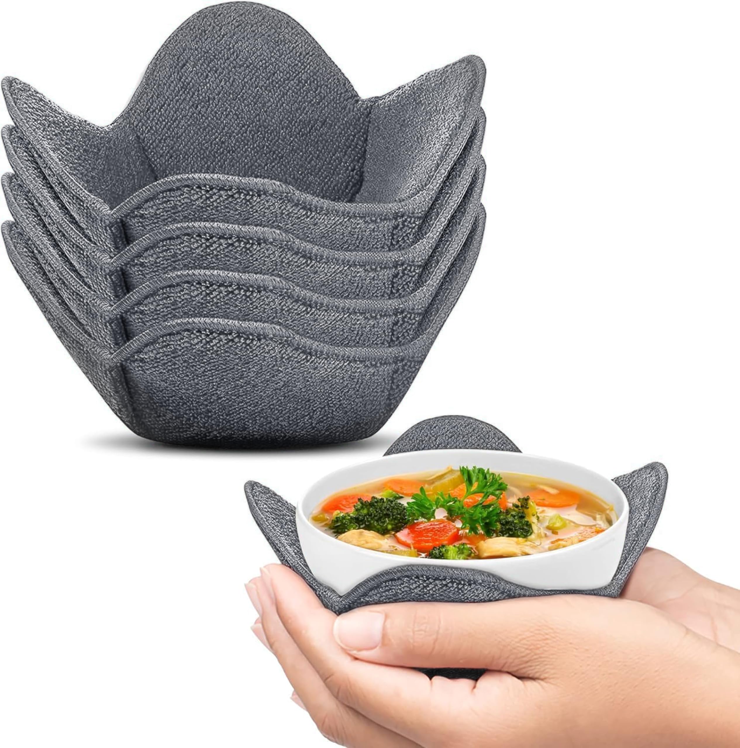 Trendsettings set-de-5-tazones-microondas-gris ideal para familias