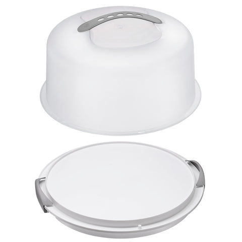 Portatorta Tribello con base estable para servir tortas en casa.