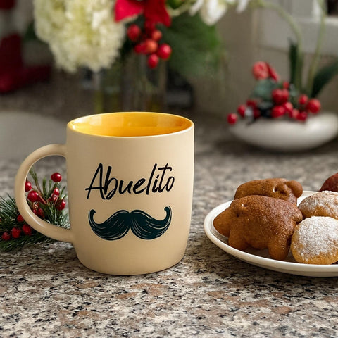 Taza de 13 oz Abuelito de Triple Gifffted, duradera para diario