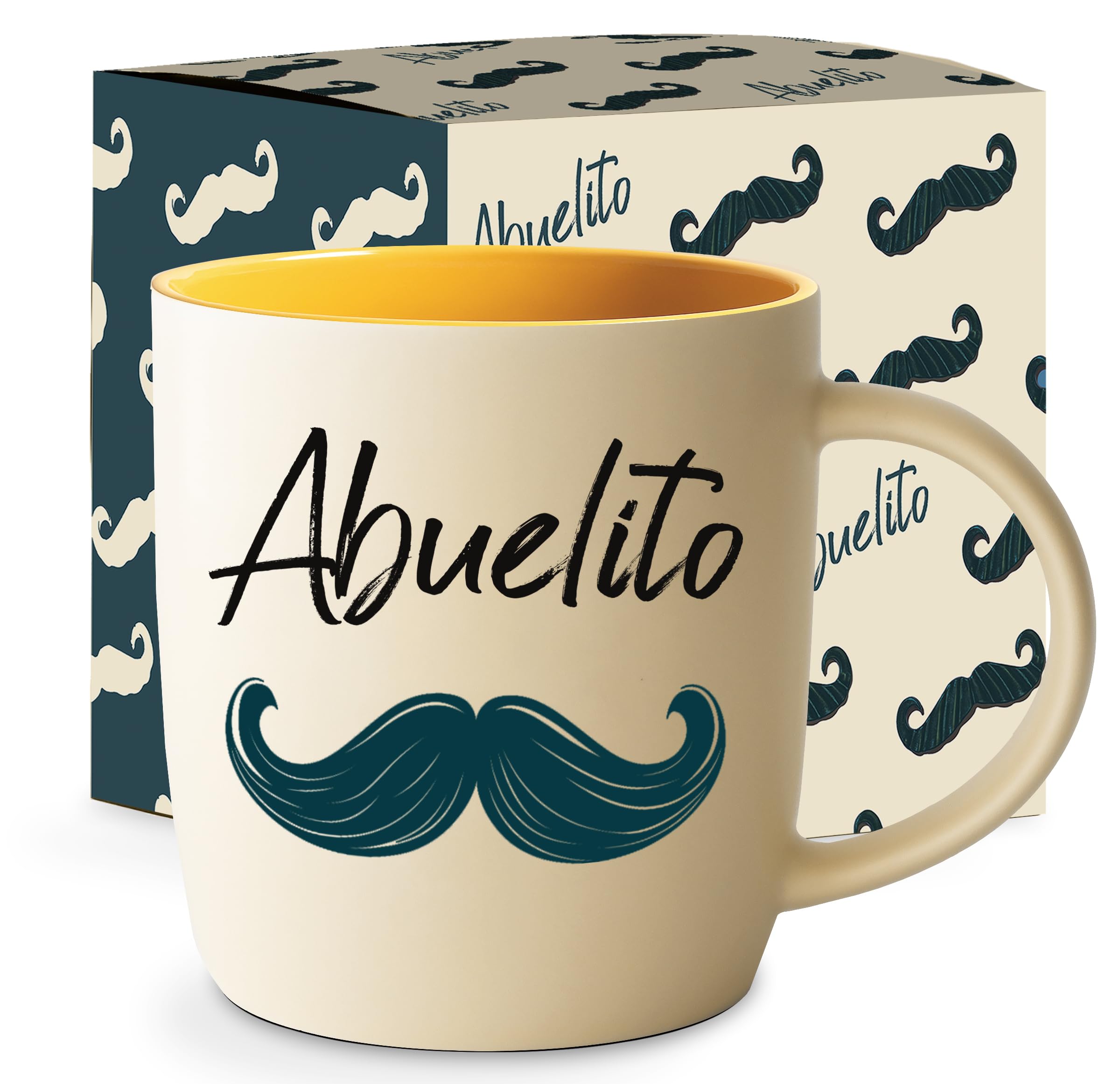 Taza Abuelito de Triple Gifffted con diseño cerámico para disfrutar café