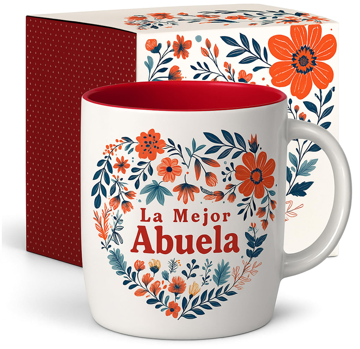 Triple Gifffted La Mejor Abuela, taza cerámica para café diario.