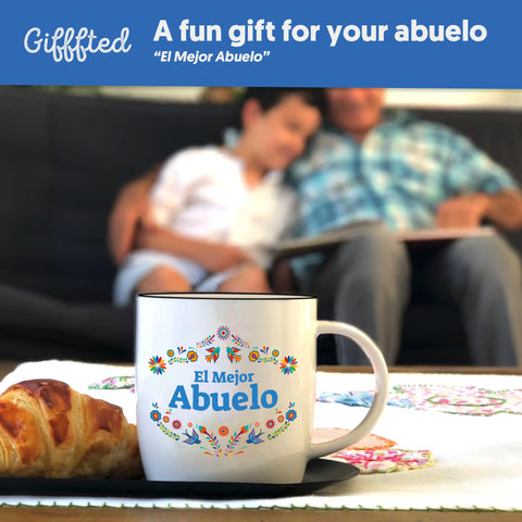 Taza Triple Gifffted de acabado brillante y borde negro, diseño duradero para uso diario.