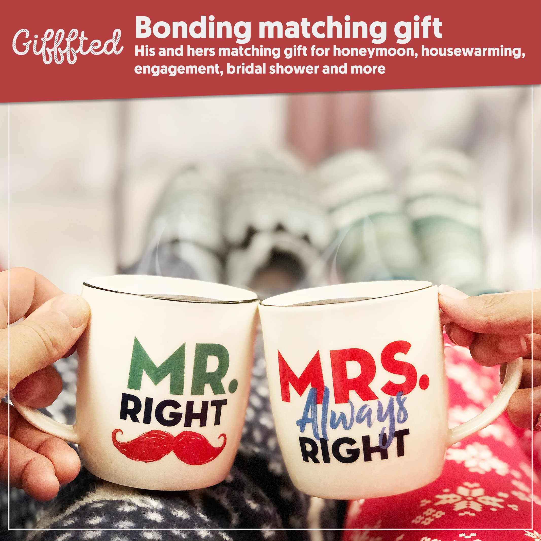 Taza Triple Gifffted primer plano, cerámica brillante y borde negro elegante