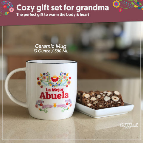 Taza en embalaje regalo listo para entregar.