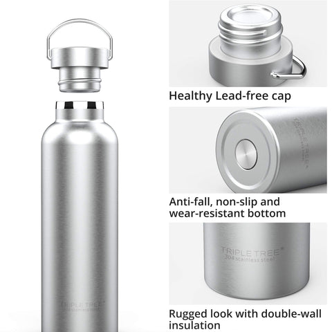 Triple Tree 26oz, asa grande para transportar fácilmente.
