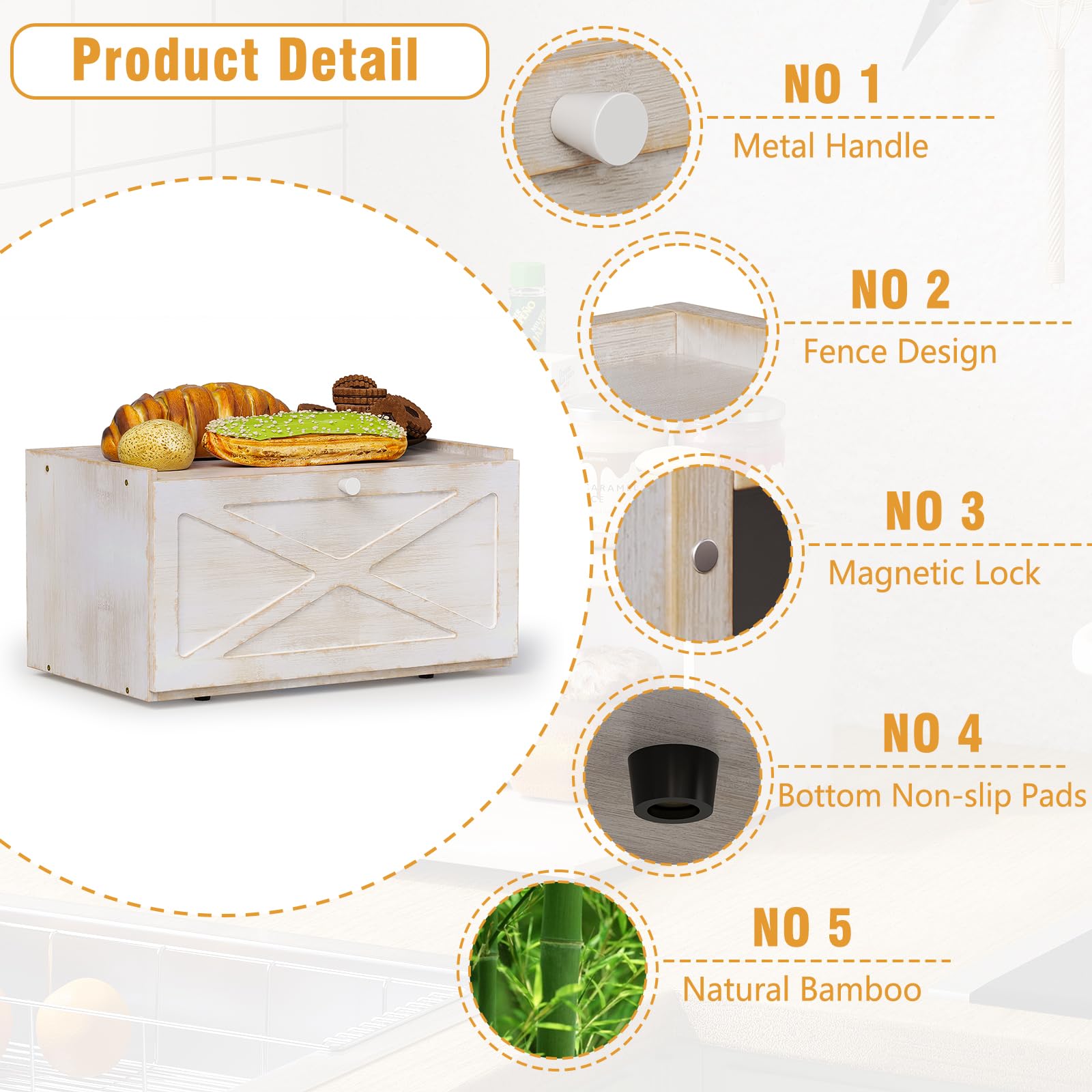 Uso versátil de la caja Trironsun para cocina u oficina.