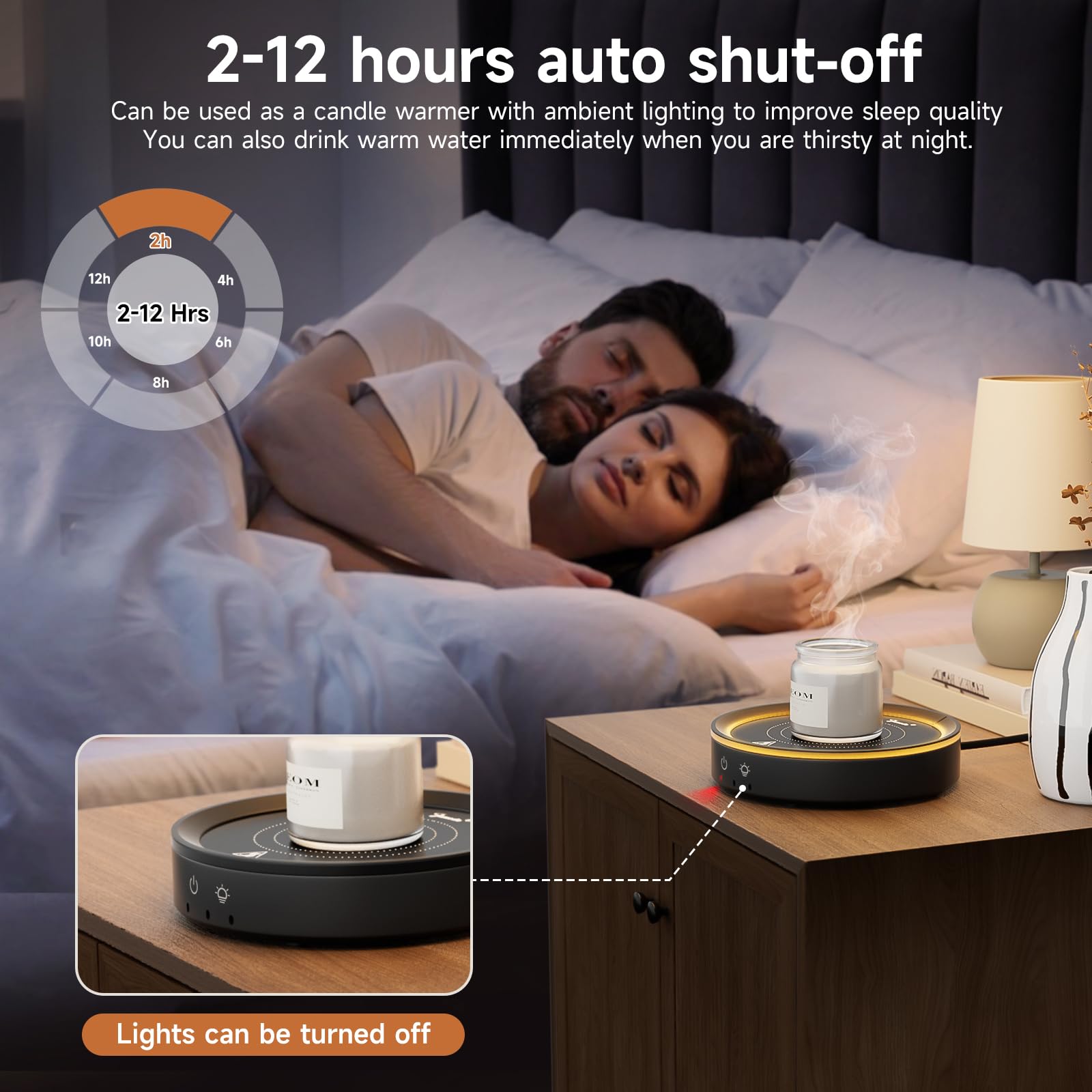 Trivoxia 36W Mug Warmer ofrece tres temperaturas para bebidas a punto
