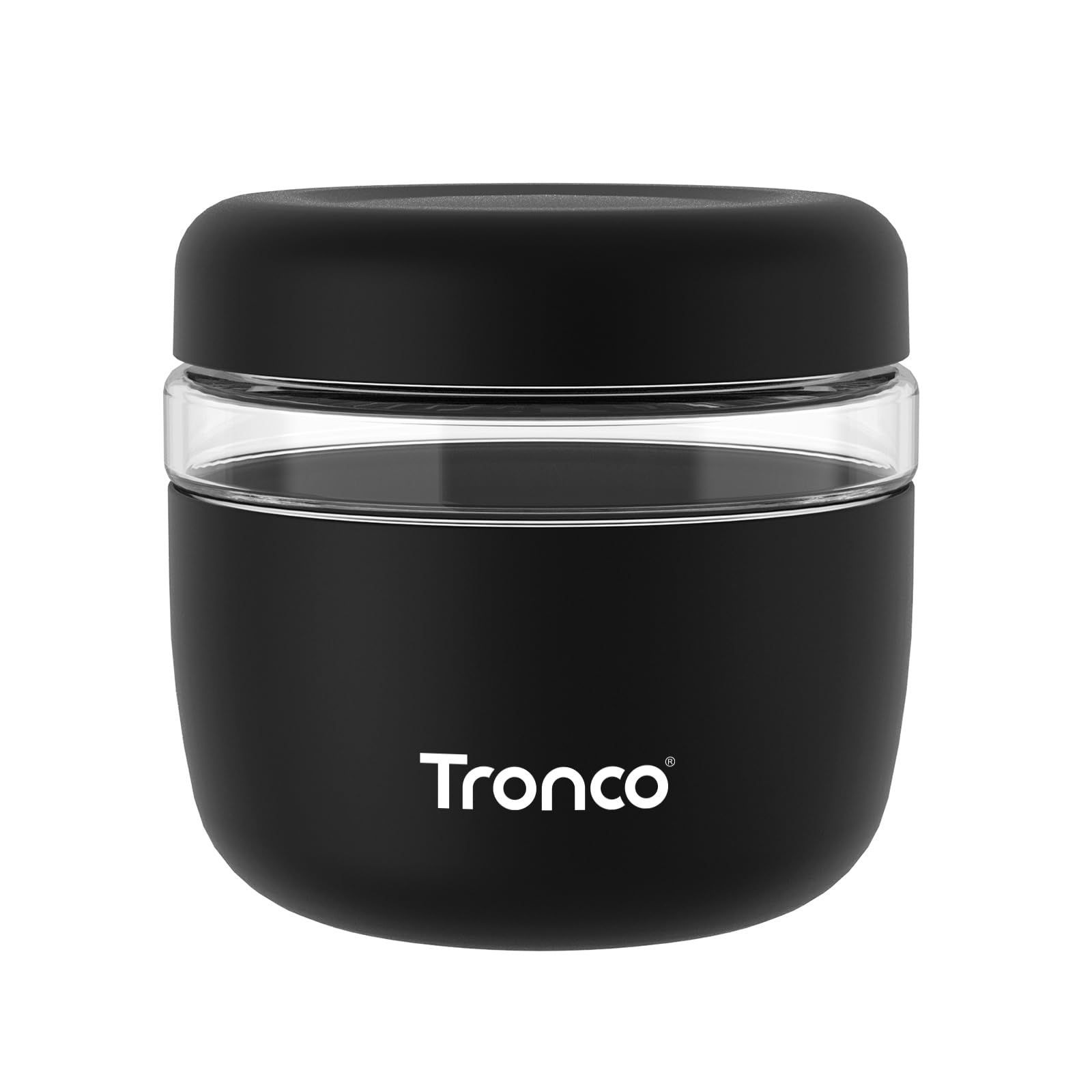 Tronco, envase de vidrio para almuerzo de 24 onzas con tapa hermética, ideal para llevar comida.