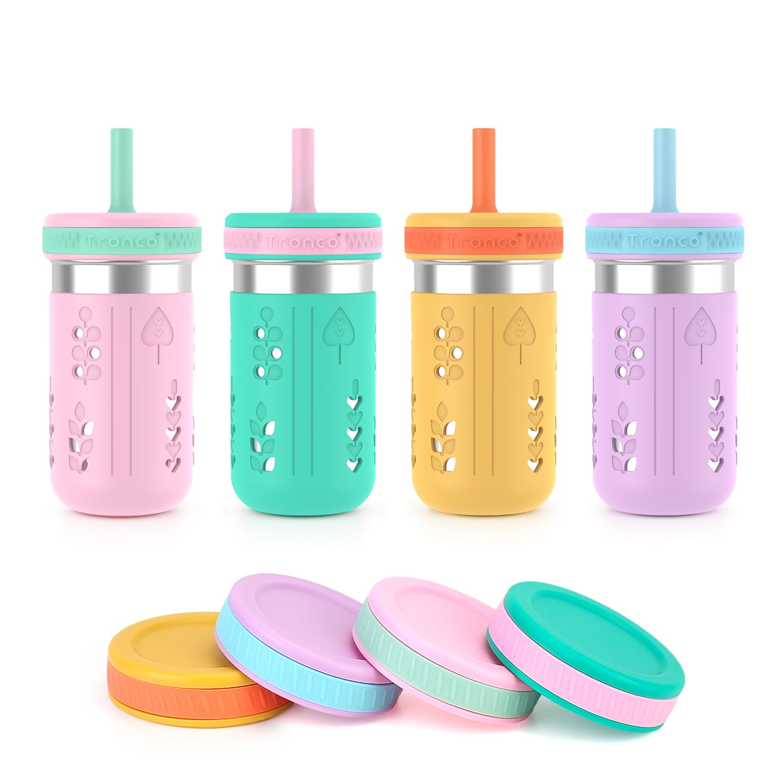 Tronco 2 en 1: copa infantil 15oz para bebidas y meriendas