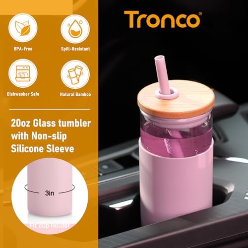 Tapa de bambú con silicona de Tronco para un cierre seguro y uso sostenible.