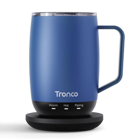 Taza Tronco termica 14oz frontal, mantiene la bebida a temperatura estable.