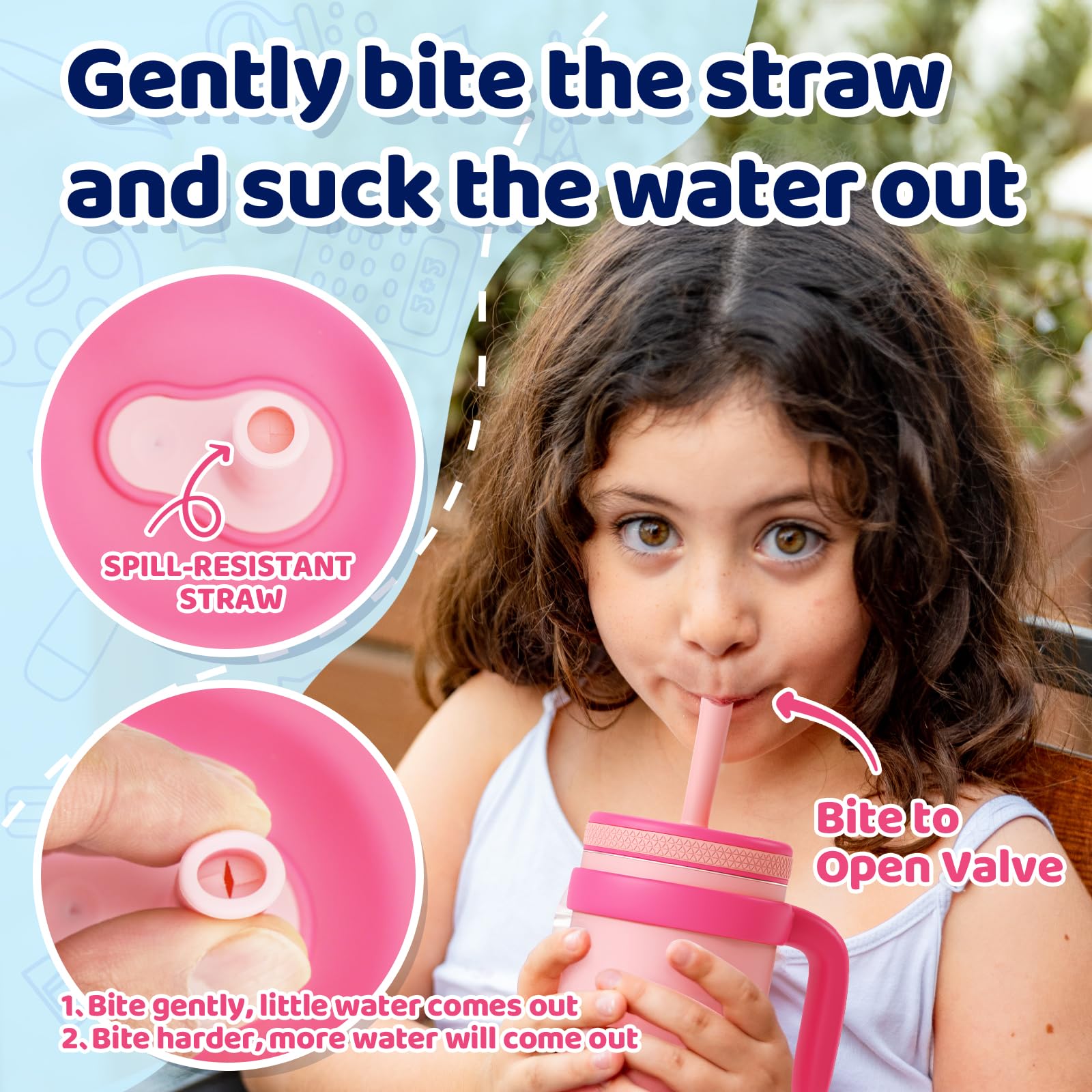 Vaso Tronco sin BPA, seguro para uso diario de niños.