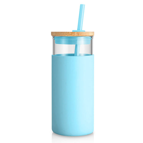 Vaso Tronco de 20 onzas con tapa y pajilla para bebidas frías y calientes.