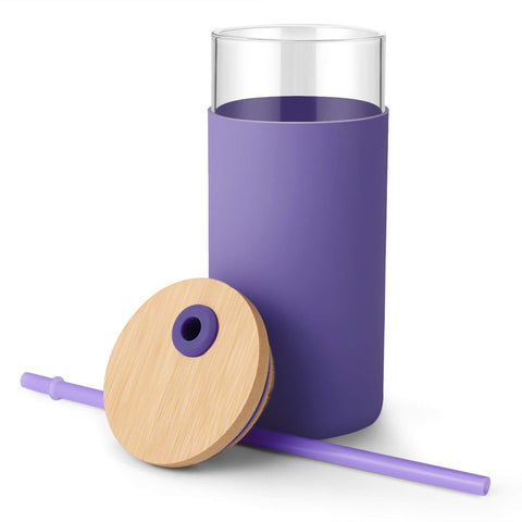 Vaso Tronco 20 oz con tapa de bambú para una experiencia natural