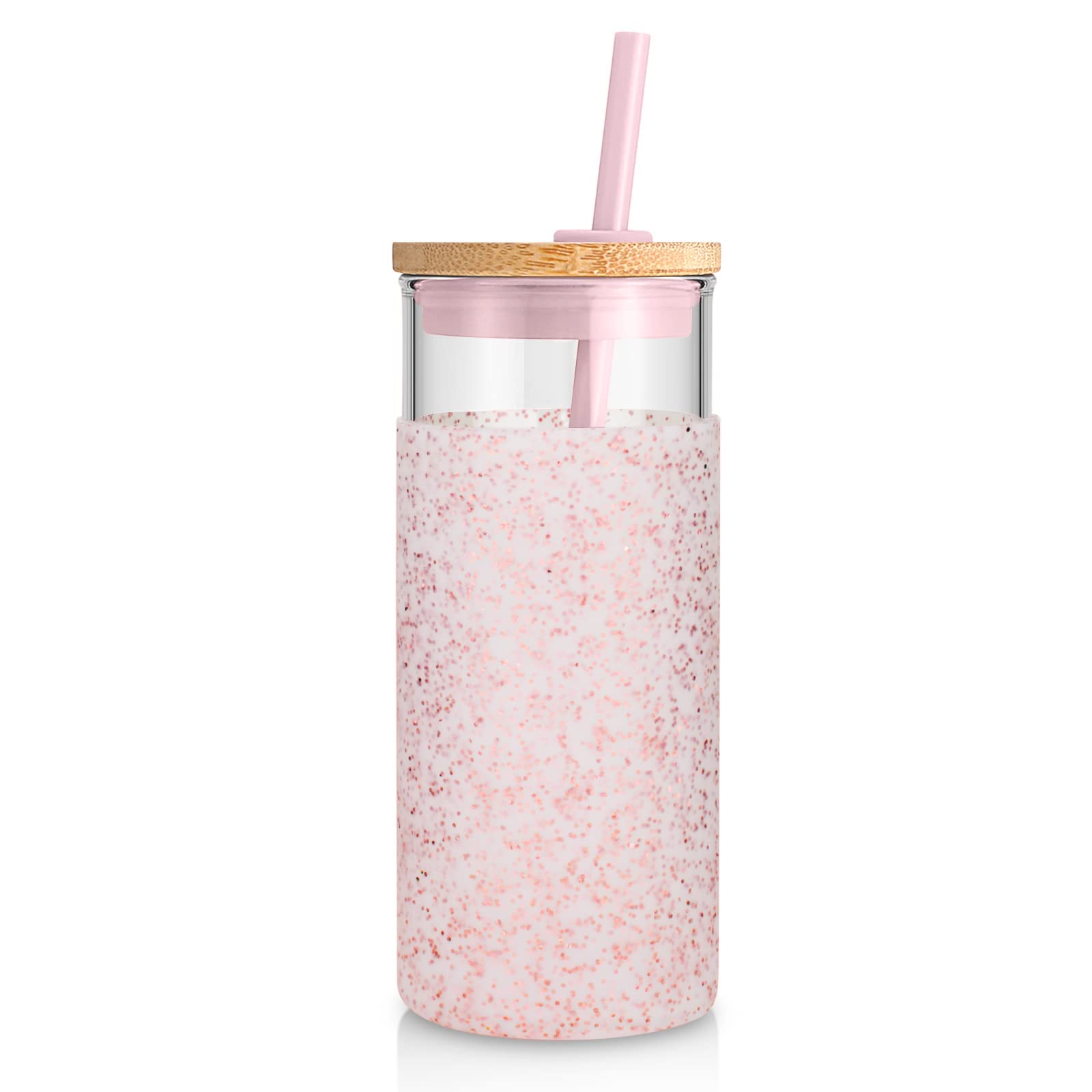 Vaso Tronco con pajilla reutilizable para bebidas frías y calientes