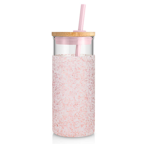 Vaso Tronco con pajilla reutilizable para bebidas frías y calientes