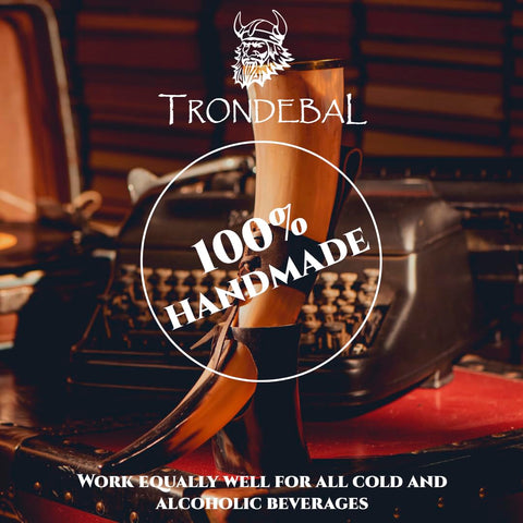 Trondebal detalle acabado externo cuerno vikingo