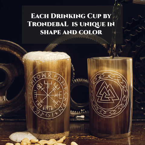 Trondebal copa cuerno ergonómica, diseño cómodo para beber