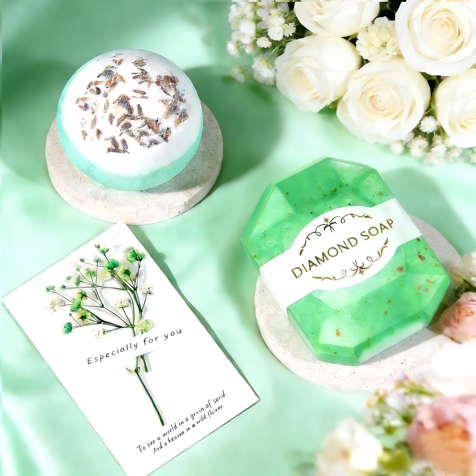 Sales de baño aromáticas TRSILLE para un baño relajante y perfumado