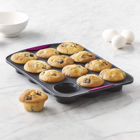 Molde Trudeau para muffins, soporta calor de hasta 220 °C.