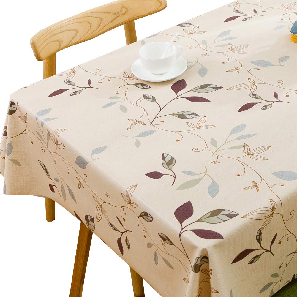 Mantel TruDelve beige para mesa rectangular, protección y estilo.