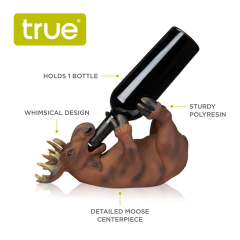TRUE Alce Travieso detalle de diseño realista en resina poliresina