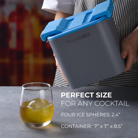 Hielo de True Cubes que se derrite más lentamente para bebidas