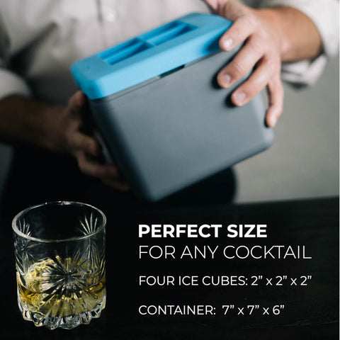 True Cubes: silicona sin BPA para hielo seguro y fácil de desmoldar.