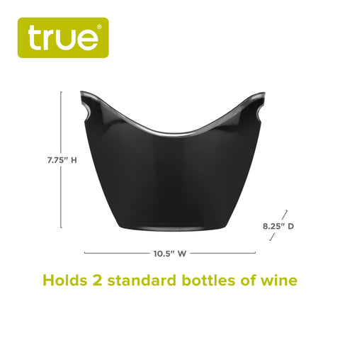 TRUE cubo hielo uso interior exterior ideal para fiestas al aire libre.