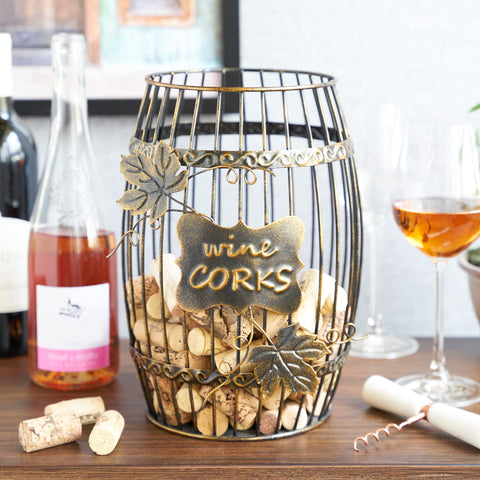 TRUE Display: diseño rústico de barril, encaja con cocinas y salones.