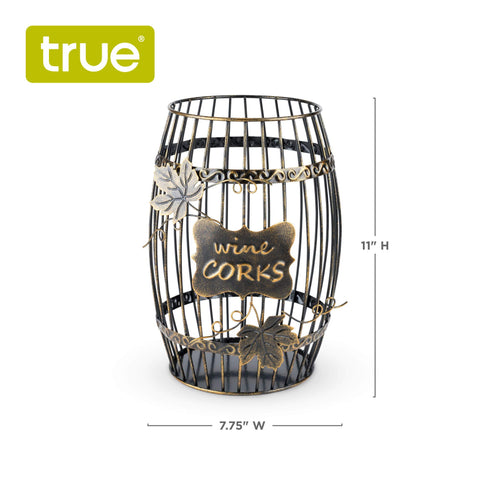 TRUE Display: gran capacidad para 220 corchos, ideal para colecciones.