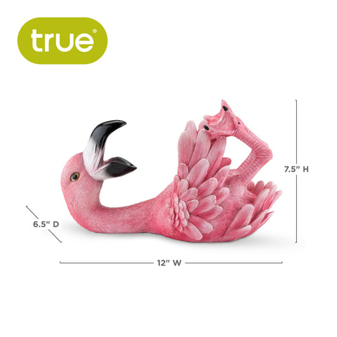 TRUE Flirty Flamingo: base-de-fieltro protege superficies y evita deslizamientos.