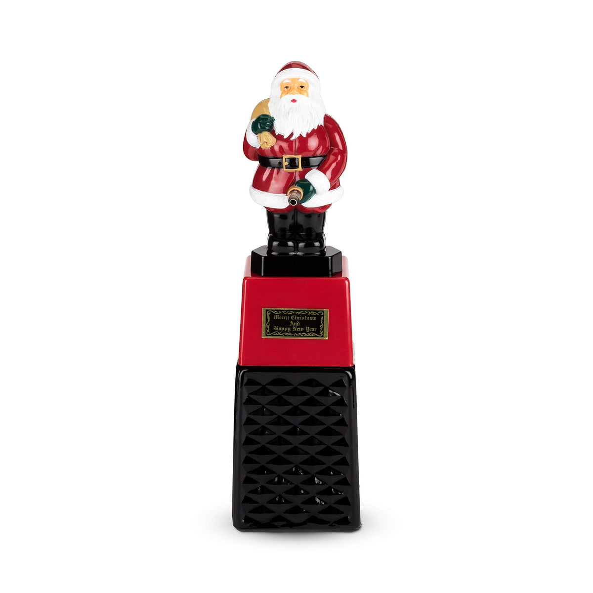 Dispensador True Santa, frontal, ideal para fiestas navideñas y bebidas festivas.