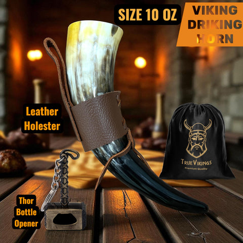 TRUE VIKING abrelatas Thor integrado para abrir botellas con estilo