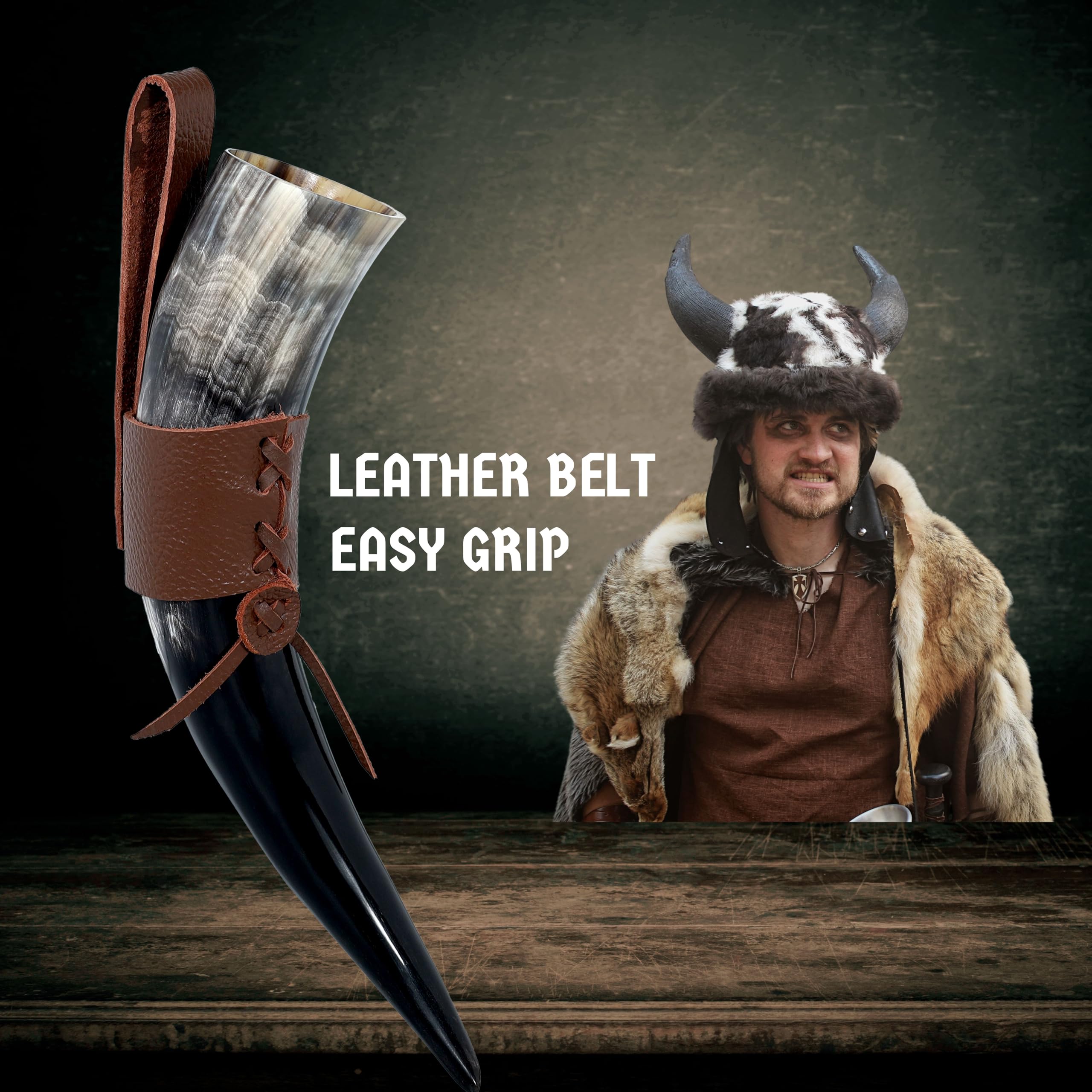 TRUE VIKING funda-holster para cuerno, transporte seguro