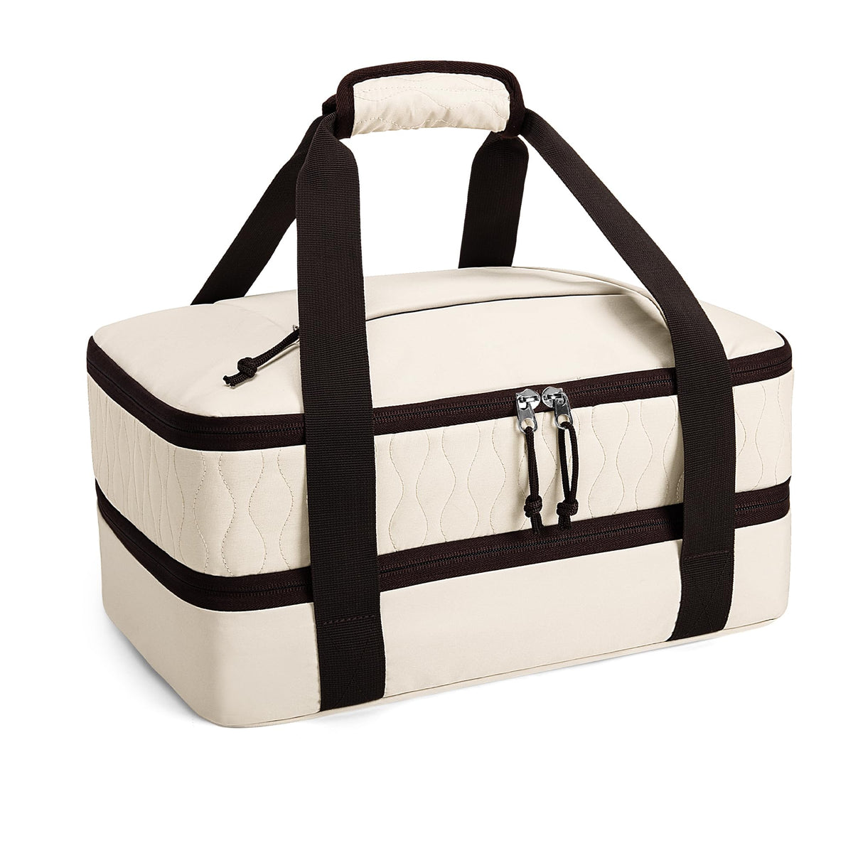 Trunab porta cazuelas con doble capa aislante para mantener calor.