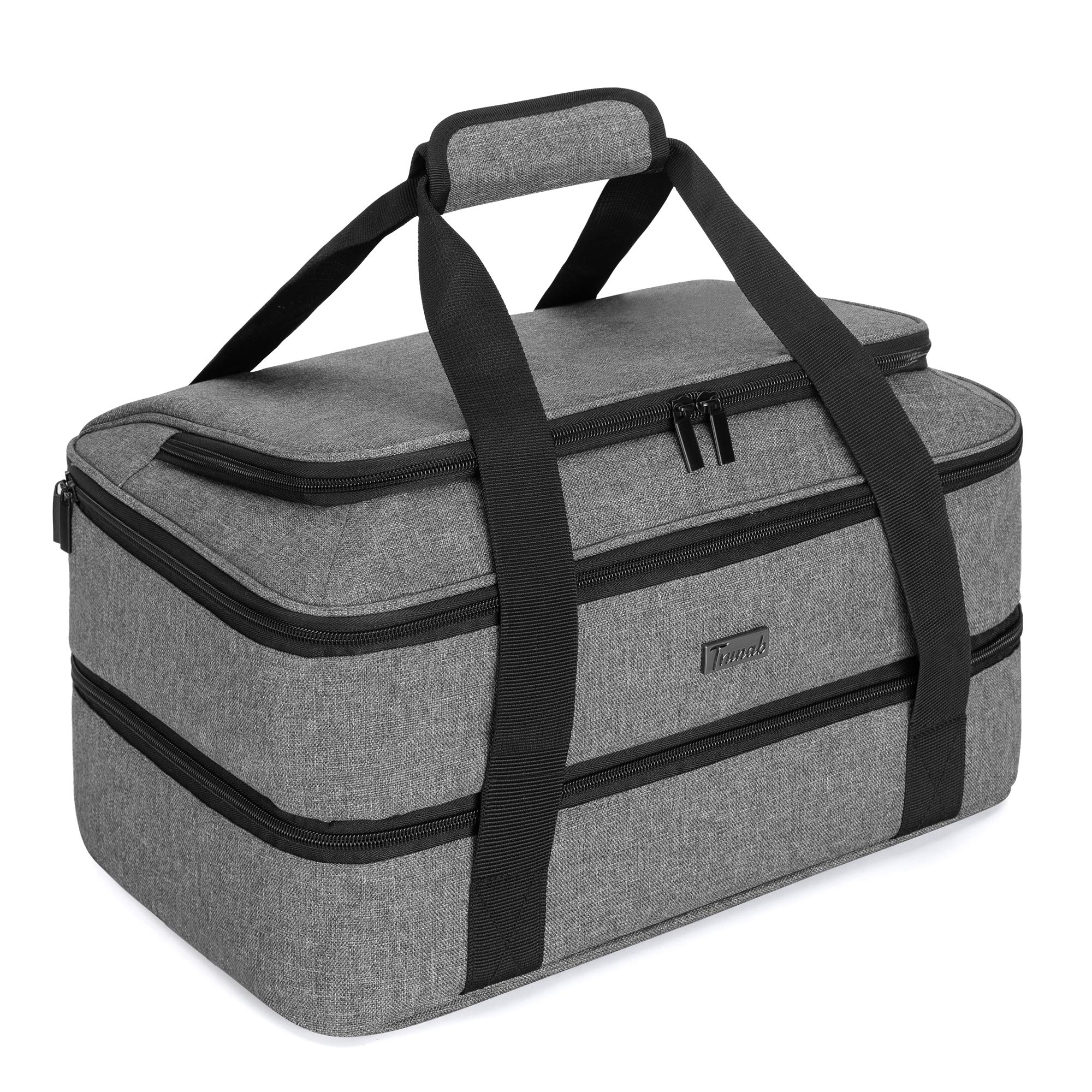 Trunab portacazuela aislada frontal, ideal para llevar comidas caliente o fría durante un picnic.