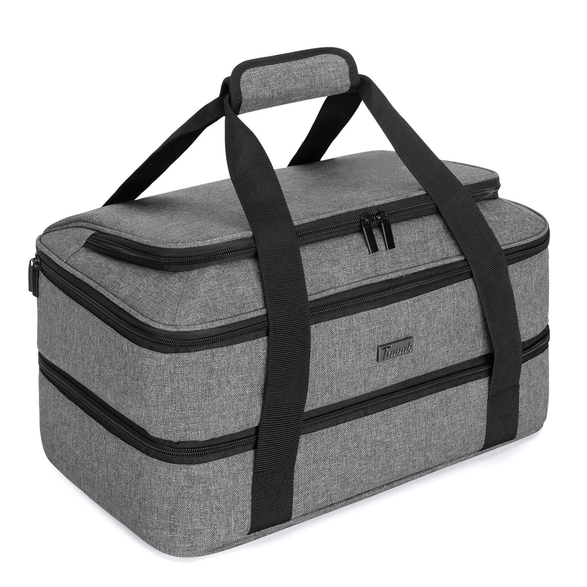 Trunab portacazuela aislada frontal, ideal para llevar comidas caliente o fría durante un picnic.